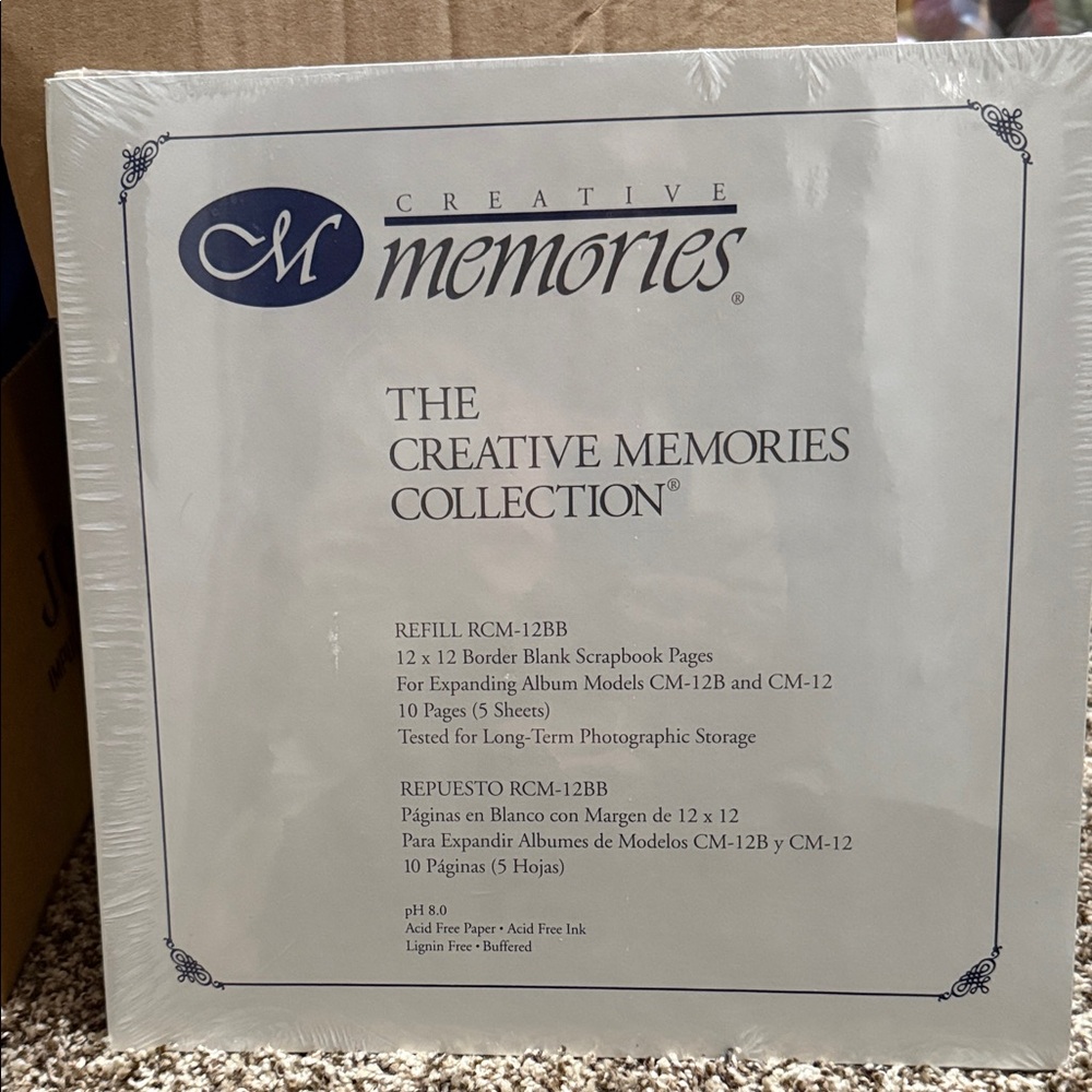 Creative Memories White Scrapbook Refill Pages